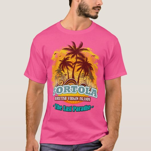 Tortola het laatste paradijs t-shirt (Voorkant)
