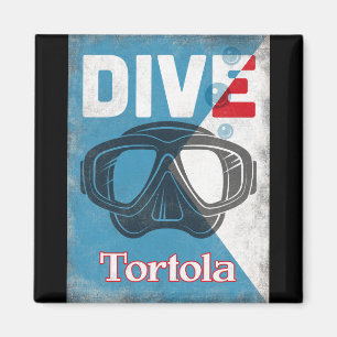 Tortola  scuba duikmasker magneet