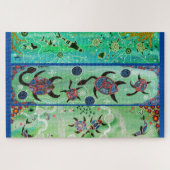 TORTRES & DOLPHINS ABORIGINAL ART PUZZLE (Horizontal)