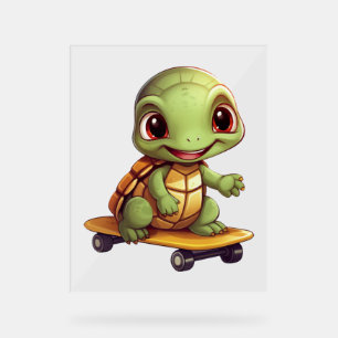 Tortue à skateboard, Design animal sportif