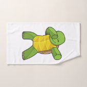 Tortue au hip hop danse Dab (Serviette à main)