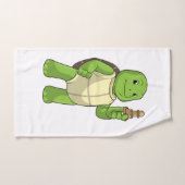 Tortue aux échecs avec pion (Serviette à main)