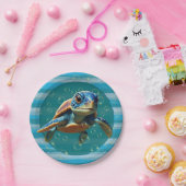 Tortue Bébé Assiette En Papier (Fête)