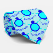 Tortue bleu clair Cravate (Roulé)