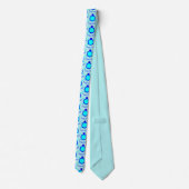 Tortue bleu clair Cravate (Dos)