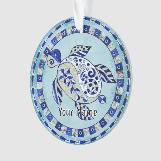 Tortue bleue (devant)