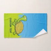 Tortue caricaturale (Serviette à main)