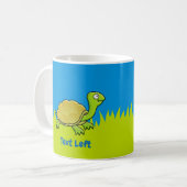 Tortue caricaturale café Mug (Devant gauche)