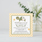 Tortue dans la couche Invitations de douches pour (Debout devant)