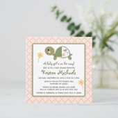 Tortue dans la couche Invitations de douches pour  (Debout devant)