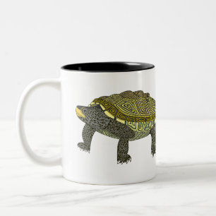 Tortue de diamant - Mug Bicolore