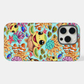 Tortue de mer Bébé heureux et mignonne personnage (Verso Horizontal)