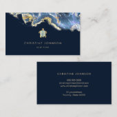 tortue de mer bleu foncé arrière - plan carte de v (Devant / Derrière)