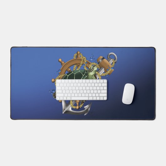 Tortue de mer bleu vert (Clavier et souris)