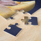 Tortue de mer d'imbécile avec le puzzle ouvert de (Côté)