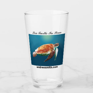 Tortue de mer en paix - Verre à boire