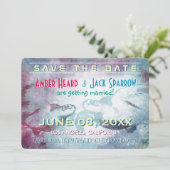 Tortue de mer | Mariage Enregistrer les cartes de  (Debout devant)