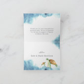 Tortue de mer | Merci Baby shower Océan (Intérieur)