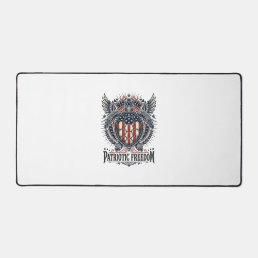 Tortue de mer patriotique (Recto)