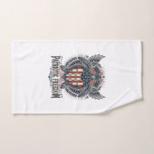 Tortue de mer patriotique (Serviette à main)