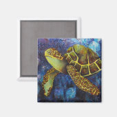 Tortue de mer, Texture magnets (Recto/Verso)