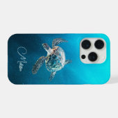 Tortue de mer Turquoise | Côtier (Verso Horizontal)
