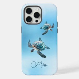 Tortue de mer turquoise scintillante Côtière