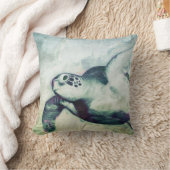 Tortue de mer verte | Oreiller (Couverture)