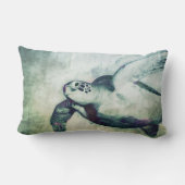 Tortue de mer verte | Oreiller (Verso)