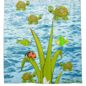 Tortue de rideau de douche (Devant)