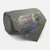 Tortue de rivière et cravate de poisson-chat (Roulé)