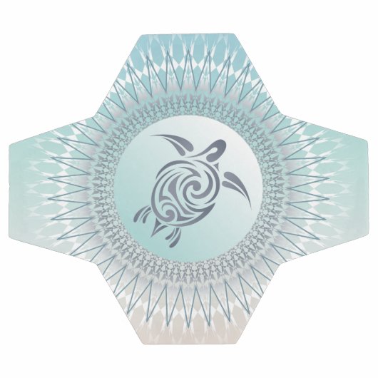 Tortue de style plage et Mandala (Plat)