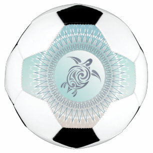 Tortue de style plage et Mandala
