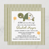 Tortue des plongeurs Invitations de douches pour b (Devant / Derrière)