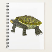 Tortue diamantée (blanche) - Planificateur (Devant)