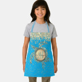 Tortue dorée sur tablier bleu (Insitu)