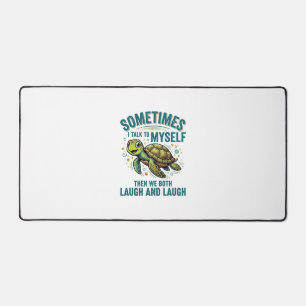 Tortue Drôle Qui Se Parle À Moi-Même Design De T-S