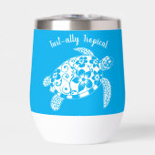 Tortue hawaïenne - Pêcheur esthétique - Bleu clair (Avant)