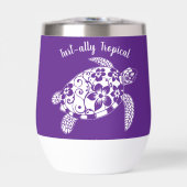 Tortue hawaïenne pêcheur esthétique-violet (Avant)