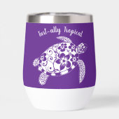Tortue hawaïenne pêcheur esthétique-violet (Arrière)
