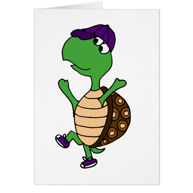 Tortue heureuse de danse (Devant)
