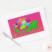 Tortue Lil - Stickers Rectangulaires (Enveloppe)