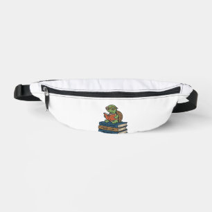 Tortue mignonne lisant sur des livres Vintage Vect