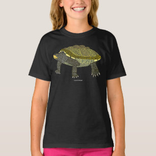 Tortue (noir) - T-shirt de base pour fille