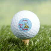 Tortue -Nom/ Initiale Balles de Golf (T-shirt Insitu)