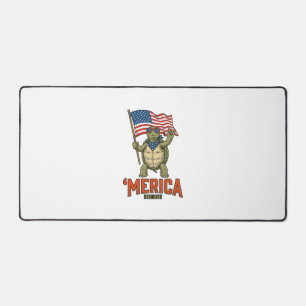Tortue Patriotique ‘Merica Vintage Vector