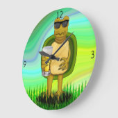 Tortue soif Grande horloge (Angle)