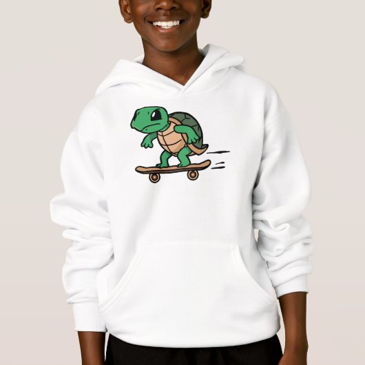 Tortue sur skateboard (Devant)