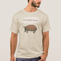 Tortue / Tortue (Brown) T-shirt drôle