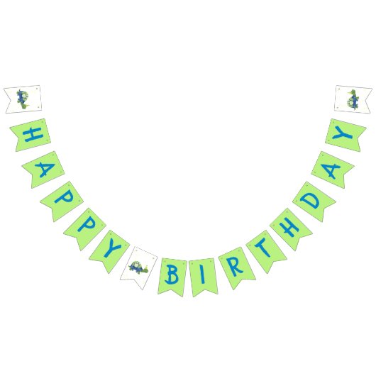 Tortue tortue joyeuse bannière d'anniversaire (Tout)